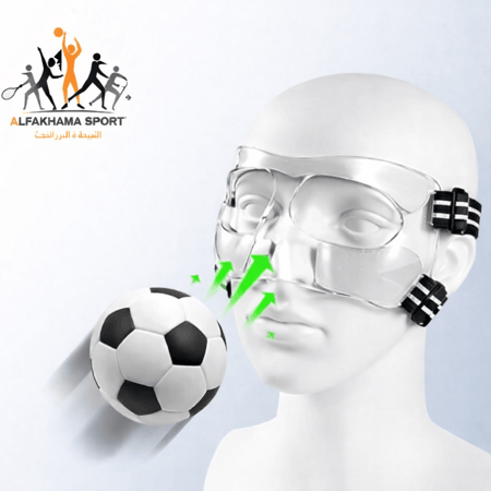 واقي الأنف للأنف المكسور، أقنعة واقية للوجه لرياضة كرة القدم وكرة السلة، قابلة للتعديل للبالغين والمراهقين، مناسبة للرجال والنساء