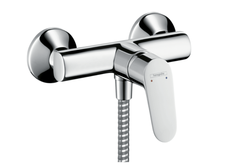 خلاط شطاف بمقبض فردي هانزجروهي Focus للتركيب الظاهر Hansgrohe Focus Single-Lever Shower Mixer for Exposed Installation