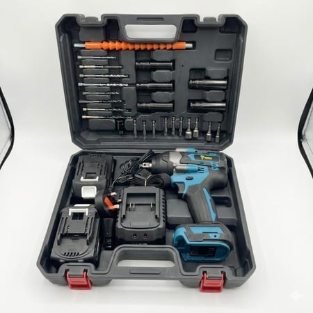 دريل امباكت (مفك عجلات) 800 نيوتن - طقم 30 قطعة (D-2)