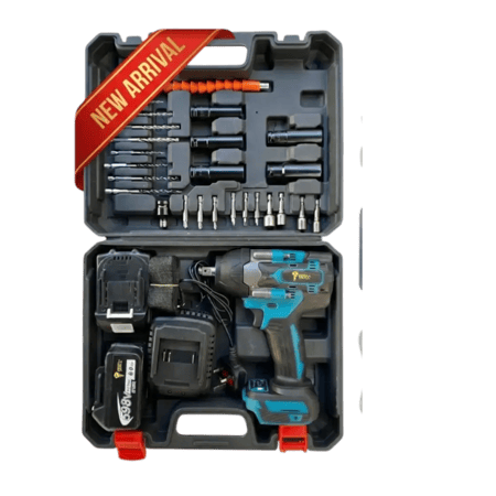 دريل امباكت (مفك عجلات) 800 نيوتن - طقم 30 قطعة (D-2)