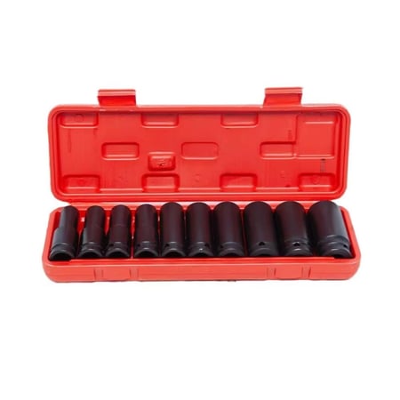 طقم حبات طويلة (عميقة) 10 قطع - مقاس 1/2 بوصة (M-14)