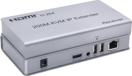 HDMI 200M KVM IP EXTENDER / ناقل صورة وتحكم بالفارة على بعد 200 متر