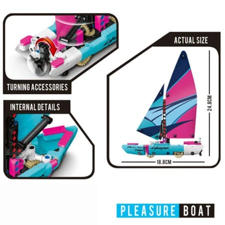 لعبة قارب الإبحار الديناميك للأطفال - لتنمية القدرات الإبداعية