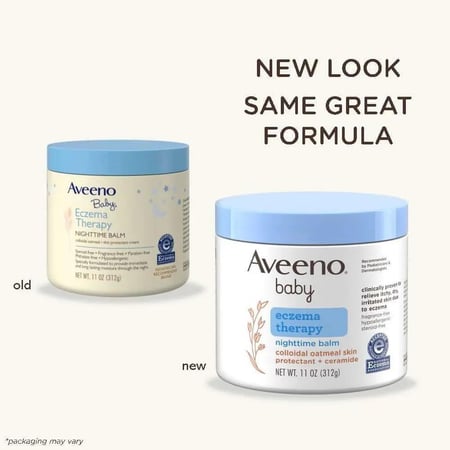 aveeno baby eczema therapy nighttime balm