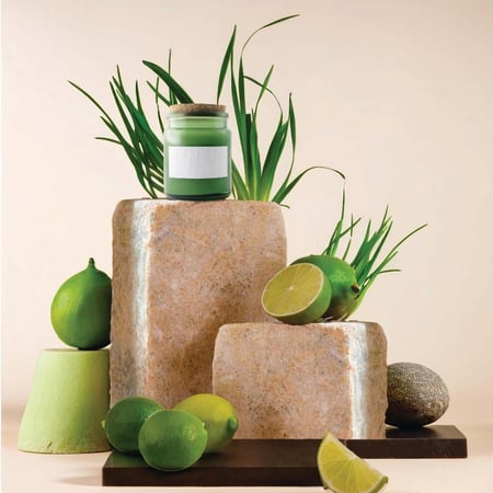 Lime Breeze Candle Scented Candle شمعة نسيم الليمون شمعة معطرة