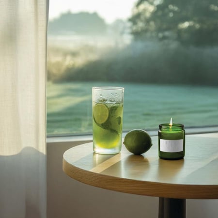 Lime Breeze Candle Scented Candle شمعة نسيم الليمون شمعة معطرة