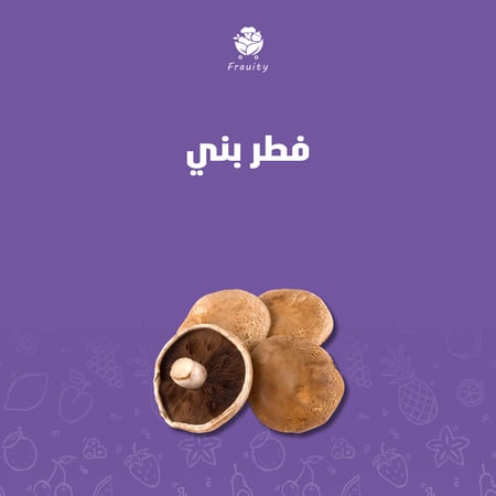 فطر بني - علبة