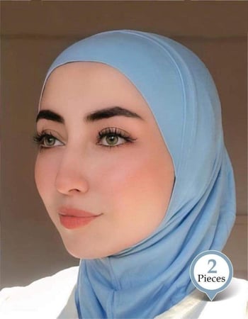 حجاب سوري قطعتين - متعدد الالوان