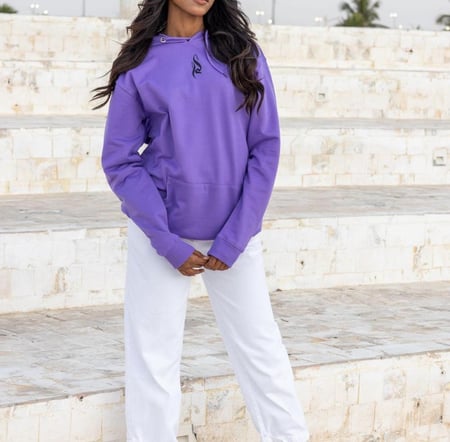 Purple Hoodie |Lama Boutique