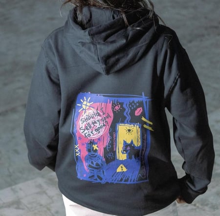 Black hoodie| Lama Boutique