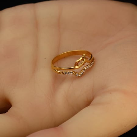 خاتم ذهب مقاس 17