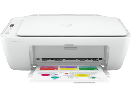 الطابعة المتكاملة HP DeskJet 2710  ملونة-حبر سائل - الكل في واحد الطباعة والنسخ والمسح الضوئي