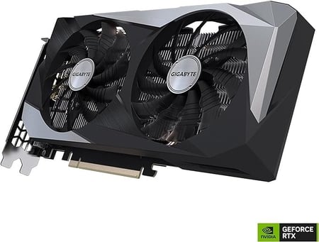 كرت شاشة  للألعاب جيجابايت انفيديا  جيفورس   RTX 3050 TWIN X2, الذاكرة 8GB GDDR6