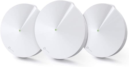 نظام واي فاي منزلي كامل ديكو ام 5 ايه سي 1300 ام يو-ميمو مكون من ثلاث قطع من تي بي-لينك