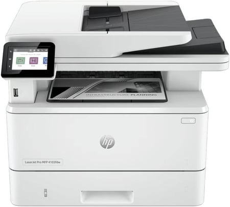 طابعة HP LaserJet Pro MFP 4103fdw ، شاشة لمس ملونة 2.7 بوصة