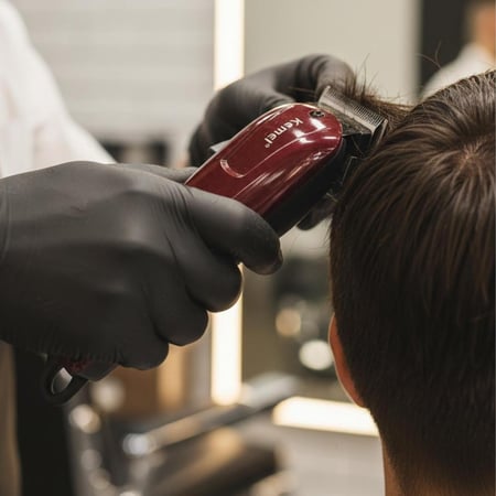 شنطة الحلاقة المتكاملة | أدواتك الخاصة – مع مكينة تحديد