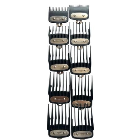 امشاط اضافيه حديد لماكينة الشعر - 10 قطع | حديد اسود