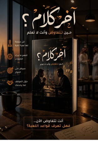 كتاب آخر كلام؟ حين تتفاوض وأنت لا تعلم (نسخة الكترونية)