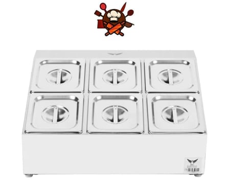 استاند بوفيهات 6 خانات united ovens