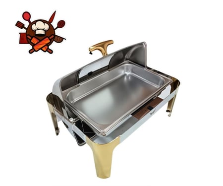 سفنديش سخان بوفيه استيل ذهبي 9لتر