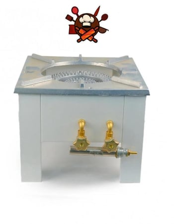 موقد شعله ابيض 2مفاتيح الكبير