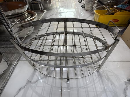 شبك استانلس استيل بتصميم united ovens الغير قابله للصدى