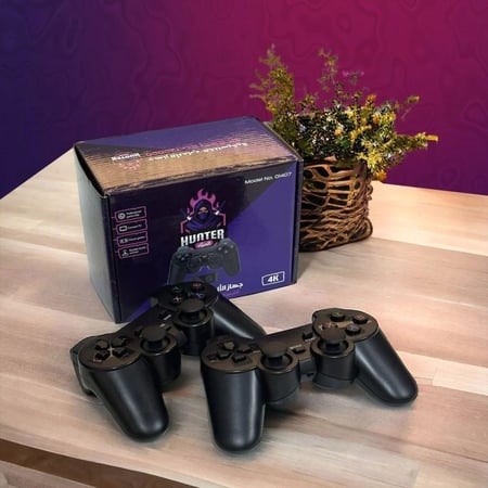 جهاز تشغيل العاب الفيديو الرقمية منفذ HDMI مع ازرار التحكم اللاسلكية (64G)