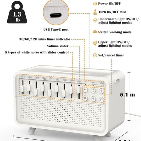 فواحة تسعة مع ميزة اصوات متسوحاة من الطبيعة