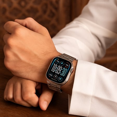 ساعة اللترا HOWEAR W11 ULTRA اسود - فضي