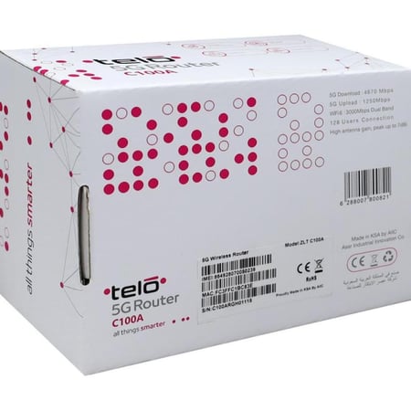 راوتر تيلو 5G C100A سرعة تصل إلى 3000 ميجا