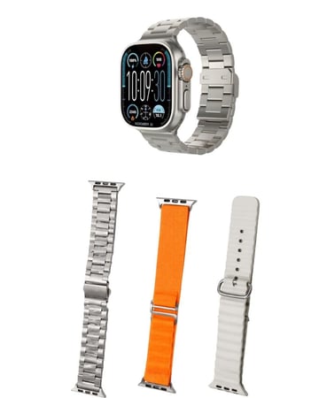 ساعة اللترا HOWEAR W11 ULTRA اسود - فضي