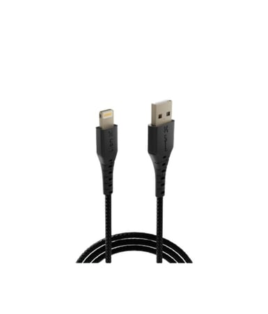 كيبل قماش  ليون اكس USB الي ايفون 1 متر
