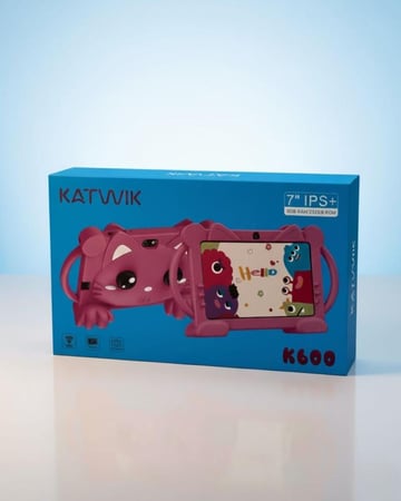 تاب كاتويك KATWIK K600 بشاشة 7 انش 128 جيجا رام 4 متوفر بالوان موف و وردي و ازرق