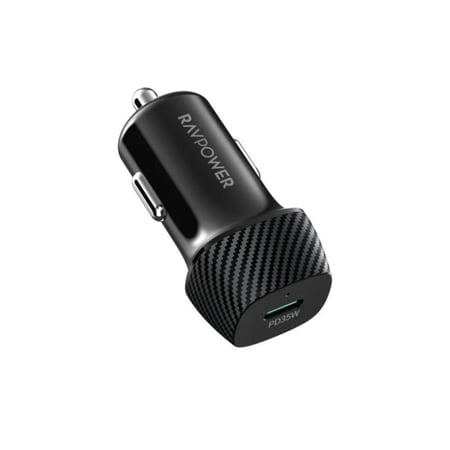 شاحن سيارة راف باور 35واط منفذ واحد PD سريع