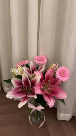 باقة ورد طبيعي