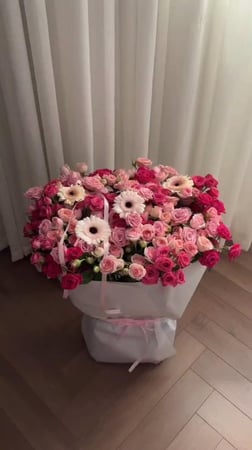 باقة ورد طبيعي