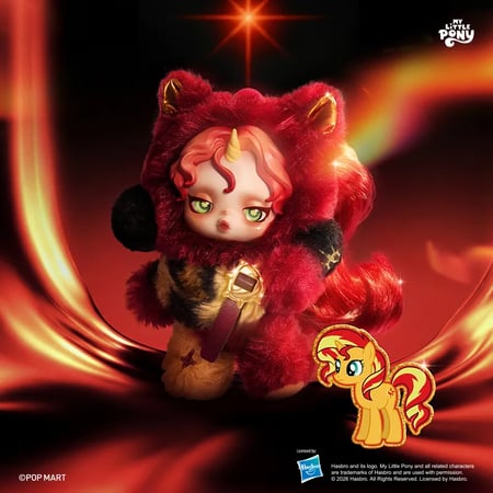 SKULLPANDA × My Little Pony Plush Doll