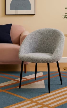 كرسي جلوس مفرد بوكليه بالوان مختلفة