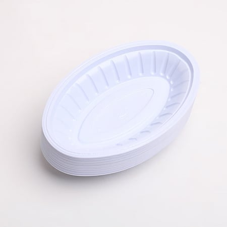 صحن بيضاوي رقم 1/ 50حبه