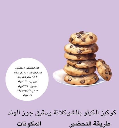 ملف وصفات حلى الكيتو.