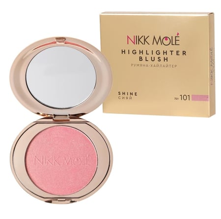 Blush-highlighter Nikk Mole №101