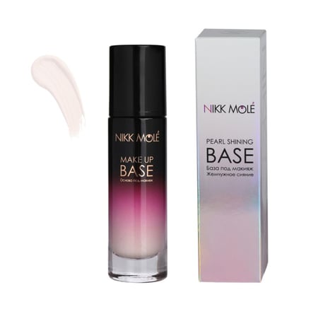 Makeup base shining