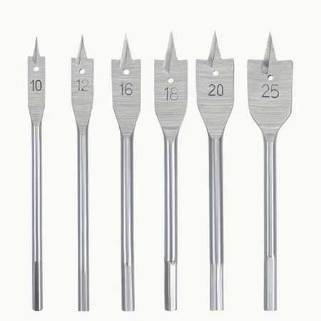 ريشة  خشب 6 قطع 10 - 25 ملي