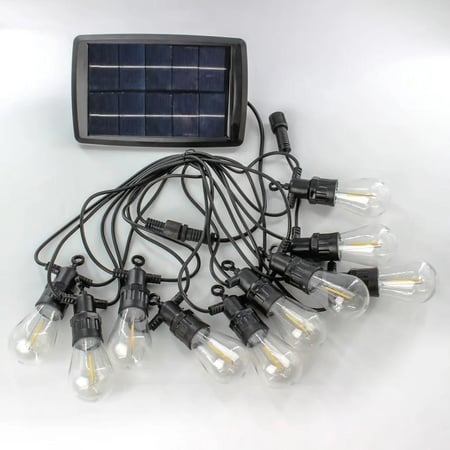 عقد اضاءة زينة  5 متر 10 لمبة يعمل على الطاقة شمسية