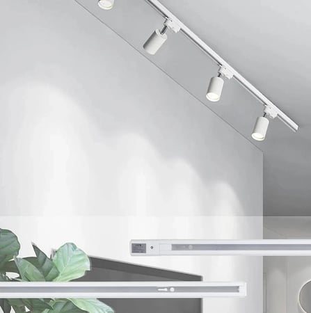 مسطرة مسار ترك لايت أبيض طول 2 متر