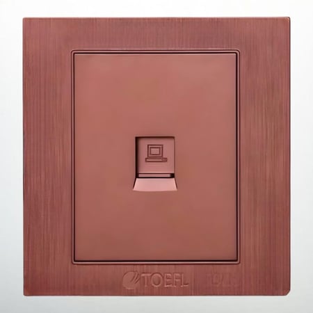 فيش كمبيوتر مفرد لون كوفي راقي توفل