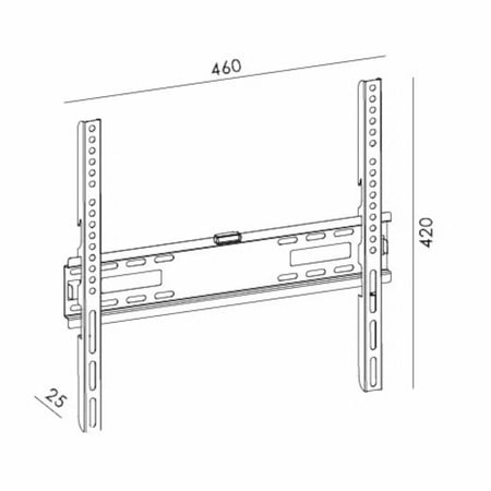 حامل قاعدة جداري شاشة تلفزيون متحرك الاتجاهات من 26-55" بوصة بوزن يصل الى 25 كجم
