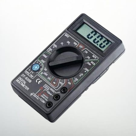 جهاز قياس رقمي متعدد بشاشة LCD مزود بأداة اختبار جهد التيار المتردد والمباشر DT-830B