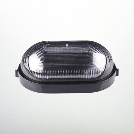 كشاف لطش زجاج شكل رمش حديد مقاس كبير لون اسود