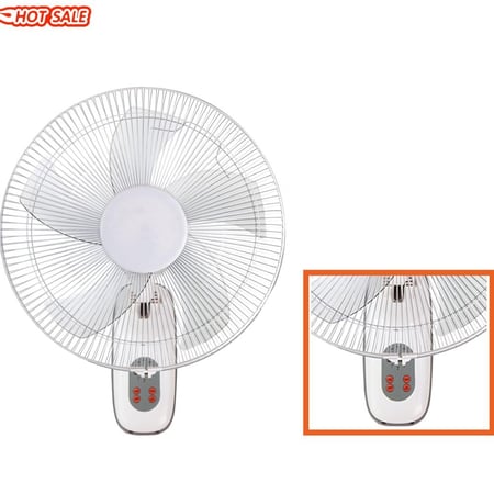 مروحة جدار 16 بوصه فوجي FOUJ ابيض ريموت